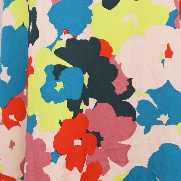 Jessica Simpson Vibrant Bold Colorful Floral Halter Neck Boho Long Maxi Dress 4 - Picture 13 of 16